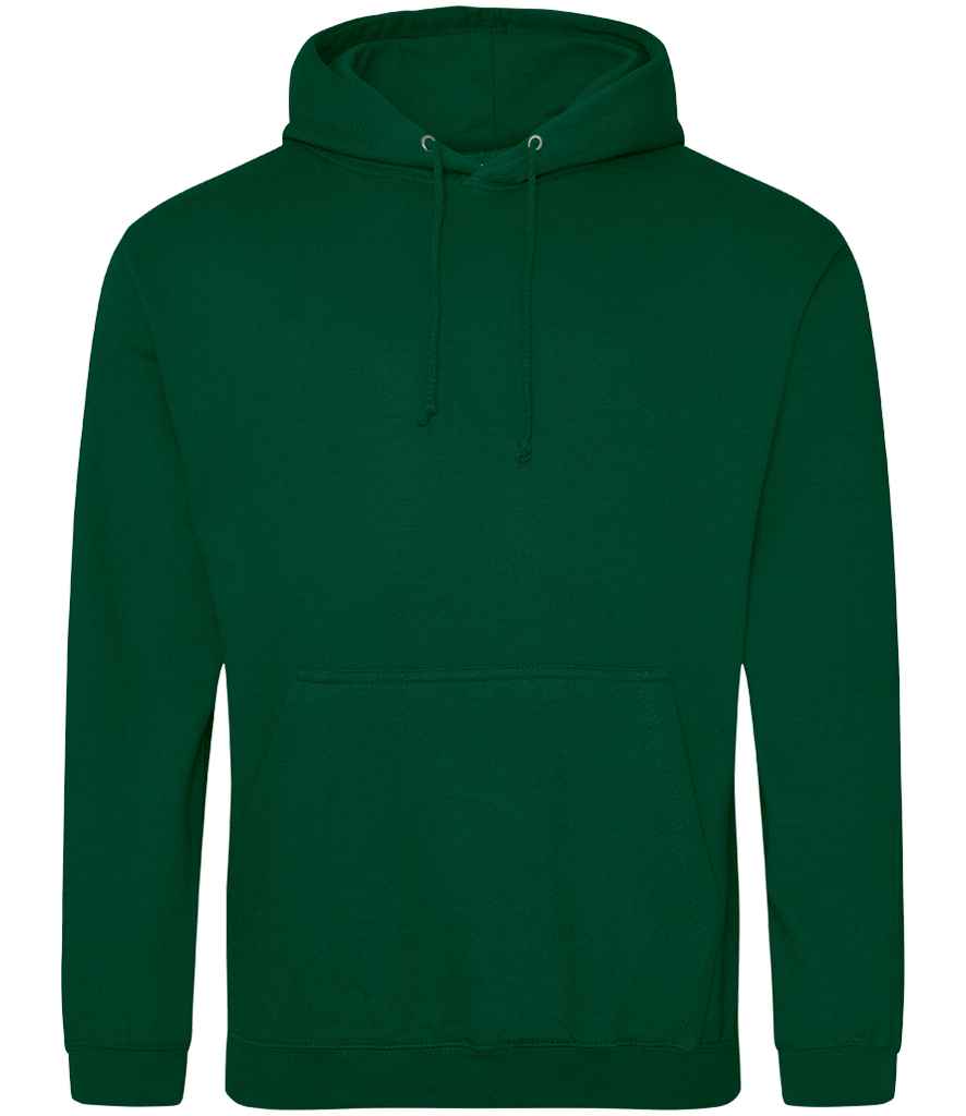Just Hoods JH001 Rainforest Green Front -  Ready to be Embroidered and Printed by Custard Workwear - Cheap Personalised and Customised Workwear in Nottinghamshire, Derbyshire and Leicestershire