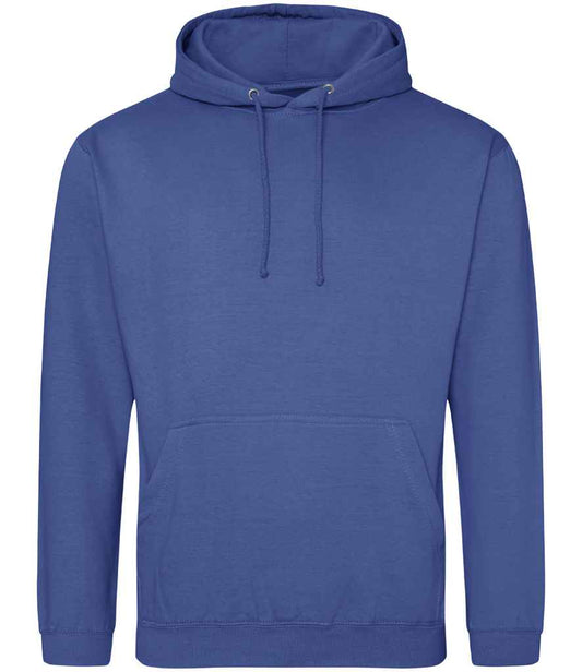 Just Hoods JH001 Royal Blue Front -  Ready to be Embroidered and Printed by Custard Workwear - Cheap Personalised and Customised Workwear in Nottinghamshire, Derbyshire and Leicestershire