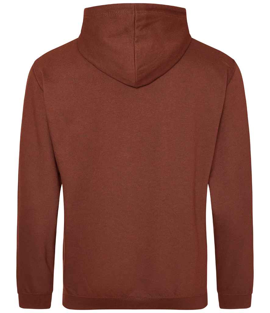 Just Hoods JH001 Red Rust Back -  Ready to be Embroidered and Printed by Custard Workwear - Cheap Personalised and Customised Workwear in Nottinghamshire, Derbyshire and Leicestershire