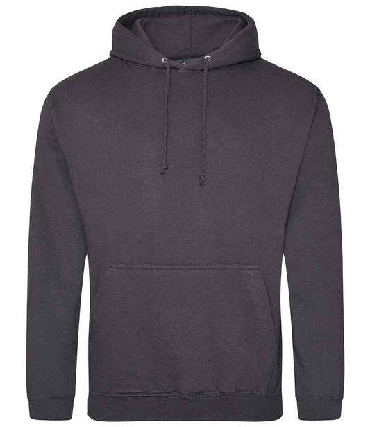 Just Hoods JH001 Storm Grey Front -  Ready to be Embroidered and Printed by Custard Workwear - Cheap Personalised and Customised Workwear in Nottinghamshire, Derbyshire and Leicestershire