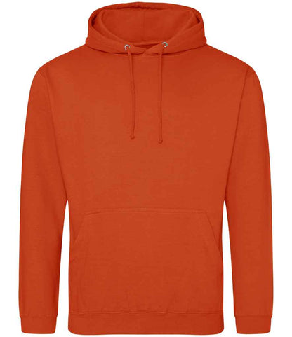 Just Hoods JH001 Sunset Orange Front -  Ready to be Embroidered and Printed by Custard Workwear - Cheap Personalised and Customised Workwear in Nottinghamshire, Derbyshire and Leicestershire