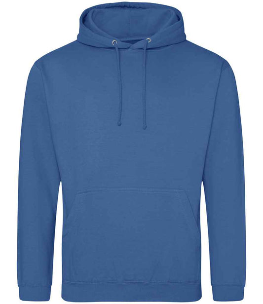 Just Hoods JH001 Tropical Blue Front -  Ready to be Embroidered and Printed by Custard Workwear - Cheap Personalised and Customised Workwear in Nottinghamshire, Derbyshire and Leicestershire