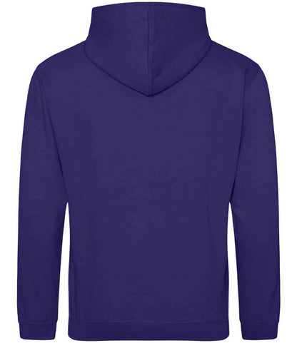 Just Hoods JH001 Ultra Violet Back -  Ready to be Embroidered and Printed by Custard Workwear - Cheap Personalised and Customised Workwear in Nottinghamshire, Derbyshire and Leicestershire