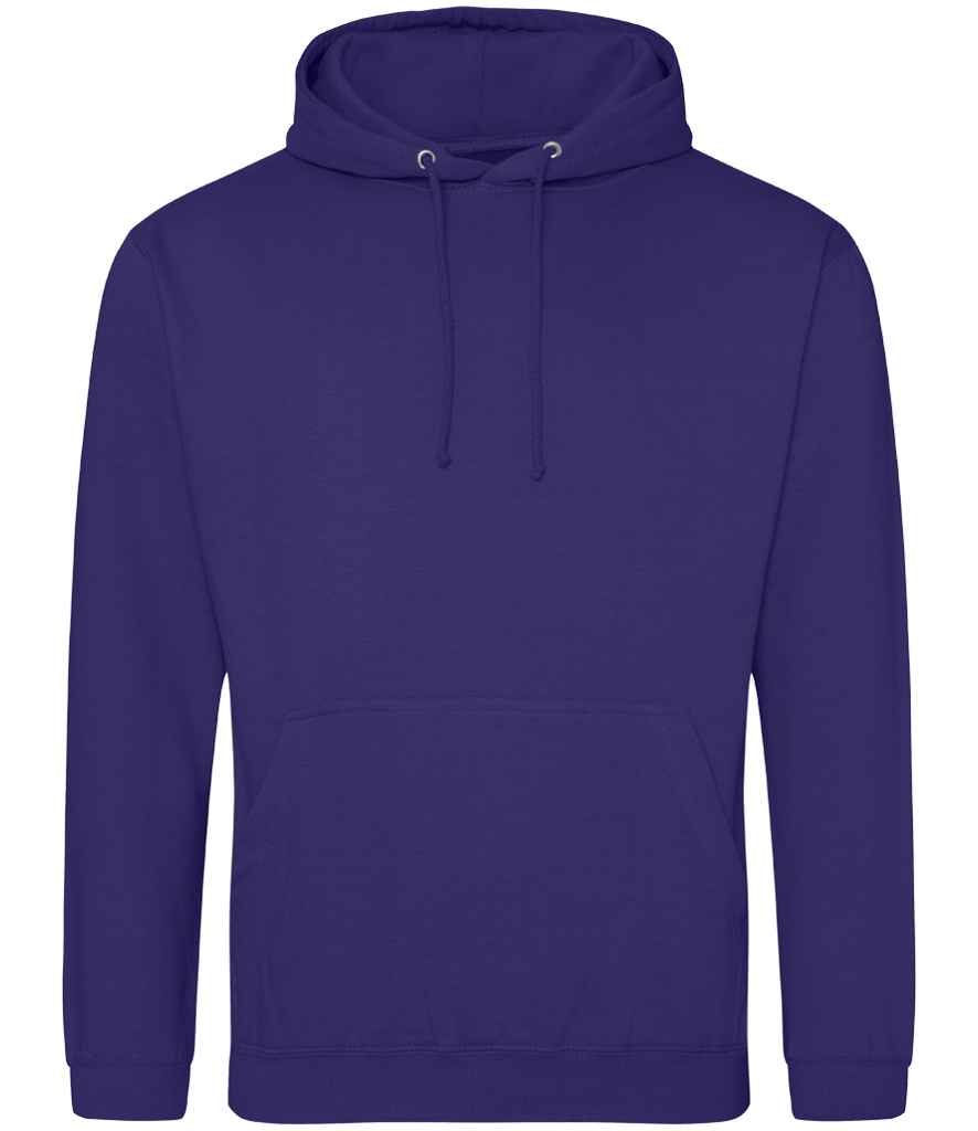 Just Hoods JH001 Ultra Violet Front -  Ready to be Embroidered and Printed by Custard Workwear - Cheap Personalised and Customised Workwear in Nottinghamshire, Derbyshire and Leicestershire