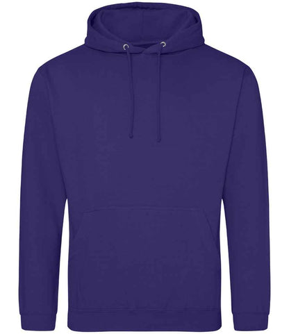 Just Hoods JH001 Ultra Violet Front -  Ready to be Embroidered and Printed by Custard Workwear - Cheap Personalised and Customised Workwear in Nottinghamshire, Derbyshire and Leicestershire