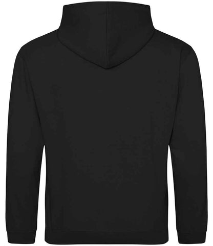 Just Hoods JH003B Jet Black/Heather Grey Back -  Ready to be Embroidered and Printed by Custard Workwear - Cheap Personalised and Customised Workwear in Nottinghamshire, Derbyshire and Leicestershire