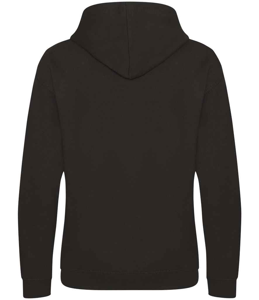 Just Hoods JH003B Jet Black/Orange Crush Back -  Ready to be Embroidered and Printed by Custard Workwear - Cheap Personalised and Customised Workwear in Nottinghamshire, Derbyshire and Leicestershire