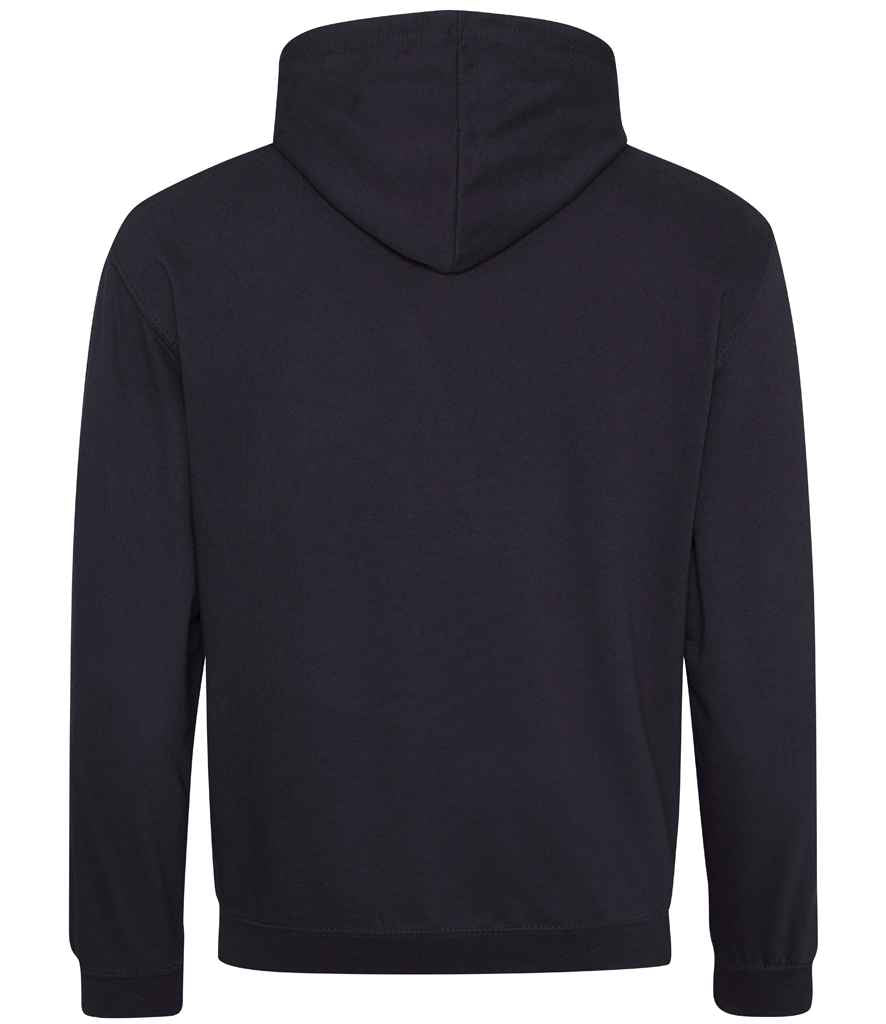 Just Hoods JH003 Jet Black/Hot Pink Back -  Ready to be Embroidered and Printed by Custard Workwear - Cheap Personalised and Customised Workwear in Nottinghamshire, Derbyshire and Leicestershire