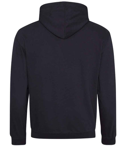 Just Hoods JH003 Jet Black/Hot Pink Back -  Ready to be Embroidered and Printed by Custard Workwear - Cheap Personalised and Customised Workwear in Nottinghamshire, Derbyshire and Leicestershire