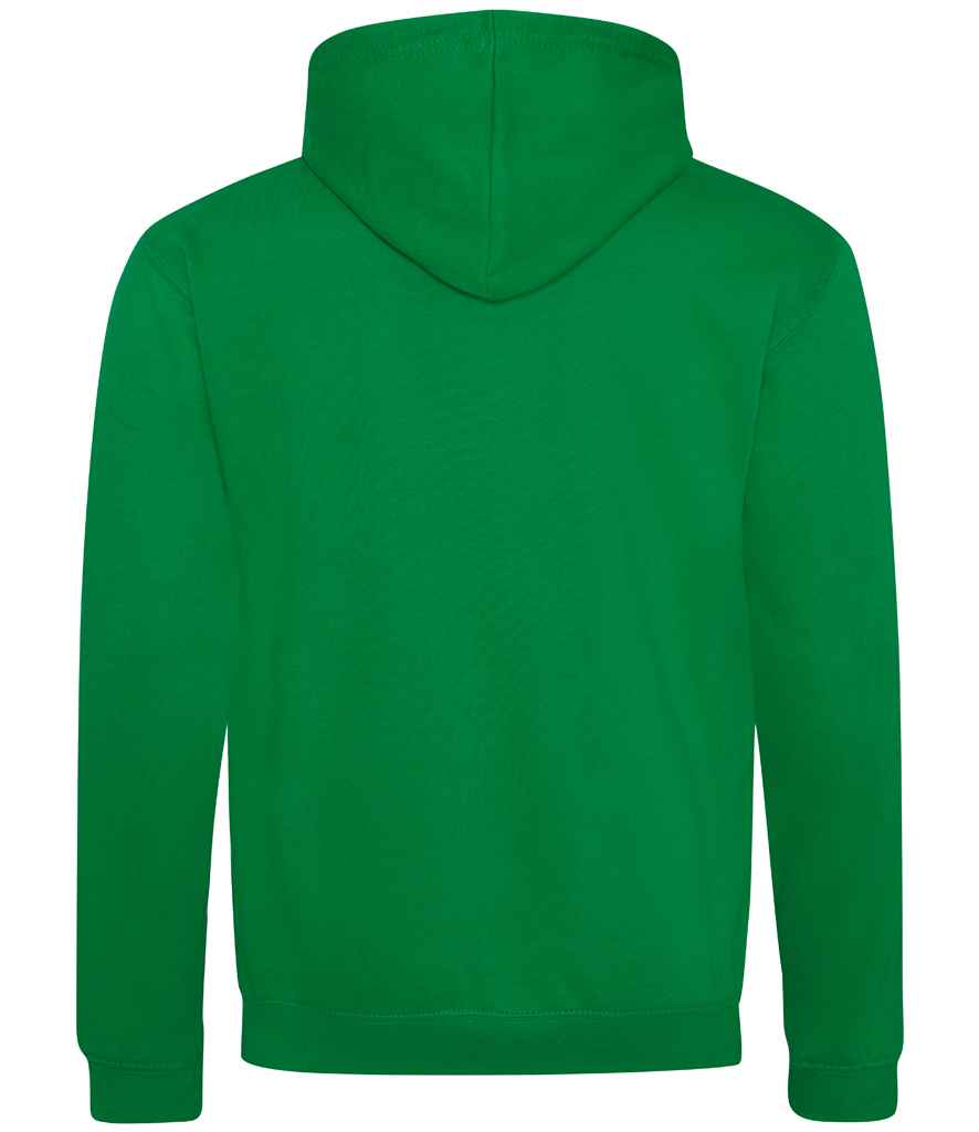 Just Hoods JH003 Kelly Green/Arctic White Back -  Ready to be Embroidered and Printed by Custard Workwear - Cheap Personalised and Customised Workwear in Nottinghamshire, Derbyshire and Leicestershire