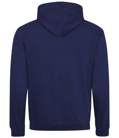 Just Hoods JH003 Oxford Navy/Candyfloss Pink Back -  Ready to be Embroidered and Printed by Custard Workwear - Cheap Personalised and Customised Workwear in Nottinghamshire, Derbyshire and Leicestershire
