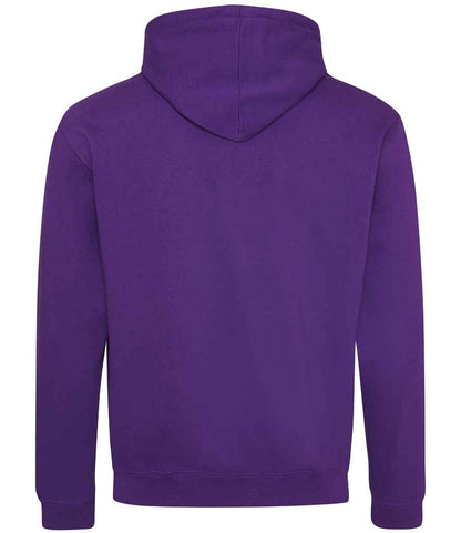 Just Hoods JH003 Purple/Sun Yellow Back -  Ready to be Embroidered and Printed by Custard Workwear - Cheap Personalised and Customised Workwear in Nottinghamshire, Derbyshire and Leicestershire