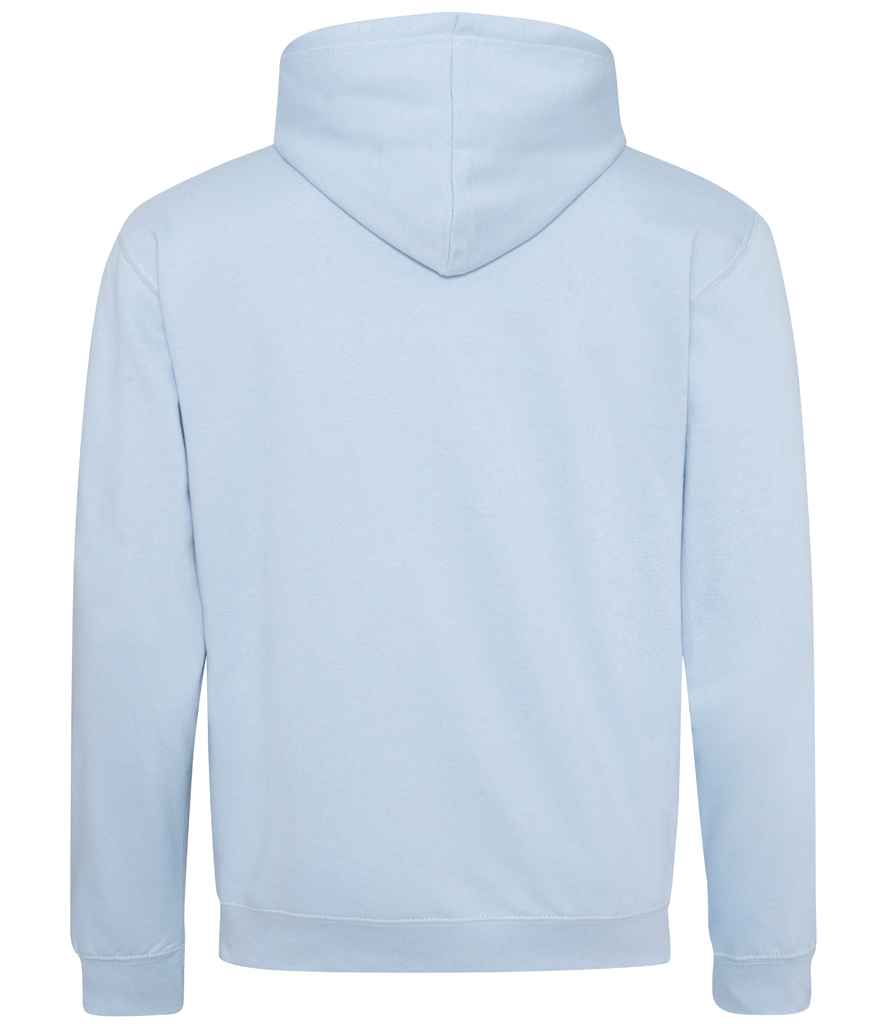 Just Hoods JH003 Sky Blue/Arctic White Back -  Ready to be Embroidered and Printed by Custard Workwear - Cheap Personalised and Customised Workwear in Nottinghamshire, Derbyshire and Leicestershire
