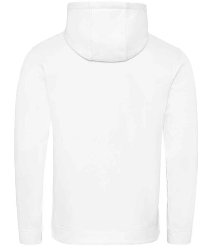Just Hoods JH006 Arctic White Back -  Ready to be Embroidered and Printed by Custard Workwear - Cheap Personalised and Customised Workwear in Nottinghamshire, Derbyshire and Leicestershire