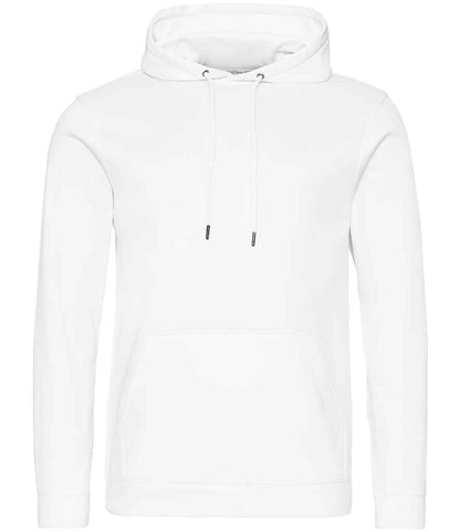 Just Hoods JH006 Arctic White Front -  Ready to be Embroidered and Printed by Custard Workwear - Cheap Personalised and Customised Workwear in Nottinghamshire, Derbyshire and Leicestershire