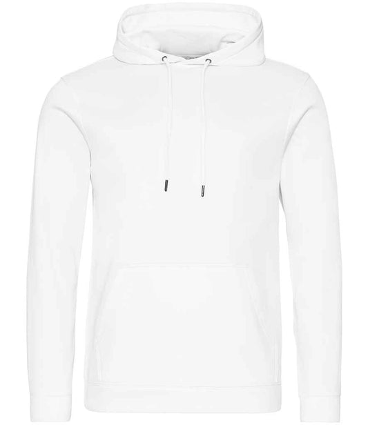 Just Hoods JH006 Arctic White Front -  Ready to be Embroidered and Printed by Custard Workwear - Cheap Personalised and Customised Workwear in Nottinghamshire, Derbyshire and Leicestershire