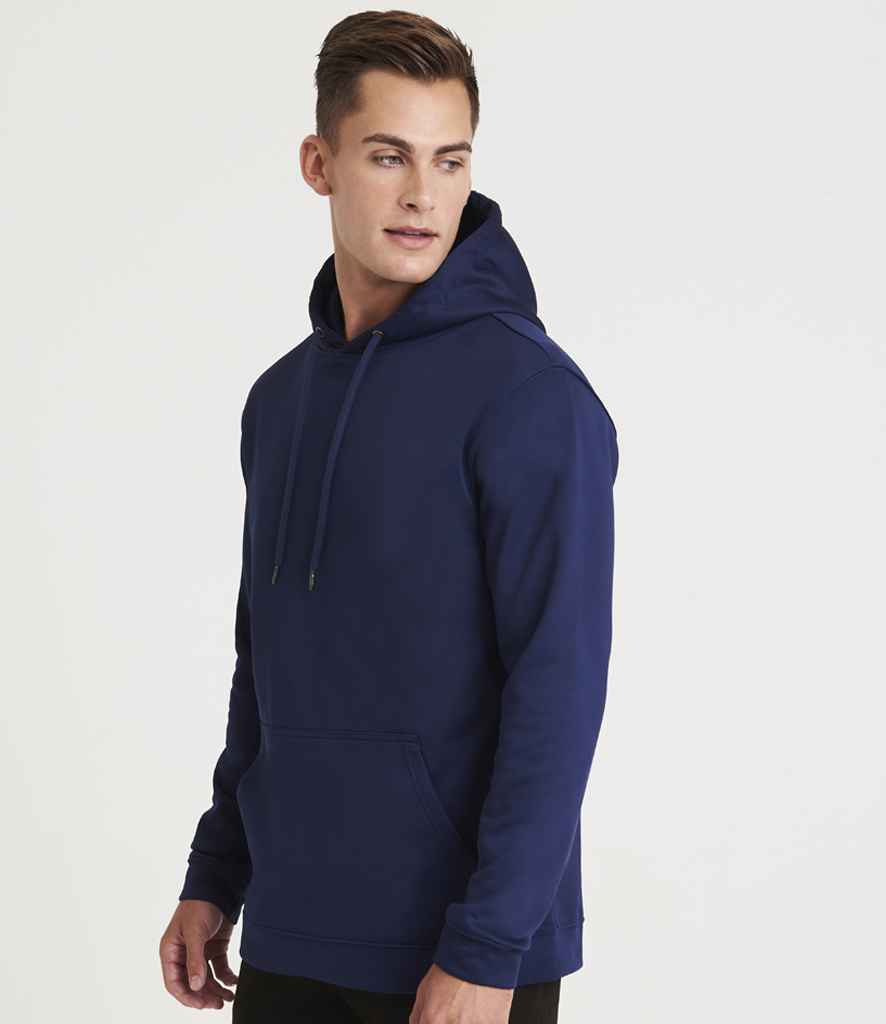 Just Hoods JH006 Oxford Navy Model -  Ready to be Embroidered and Printed by Custard Workwear - Cheap Personalised and Customised Workwear in Nottinghamshire, Derbyshire and Leicestershire