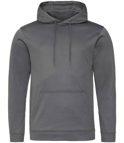 Just Hoods JH006 Steel Grey Front -  Ready to be Embroidered and Printed by Custard Workwear - Cheap Personalised and Customised Workwear in Nottinghamshire, Derbyshire and Leicestershire