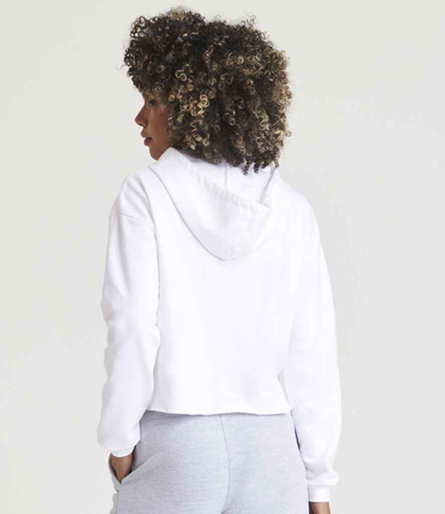Just Hoods JH016 Arctic White Model -  Ready to be Embroidered and Printed by Custard Workwear - Cheap Personalised and Customised Workwear in Nottinghamshire, Derbyshire and Leicestershire