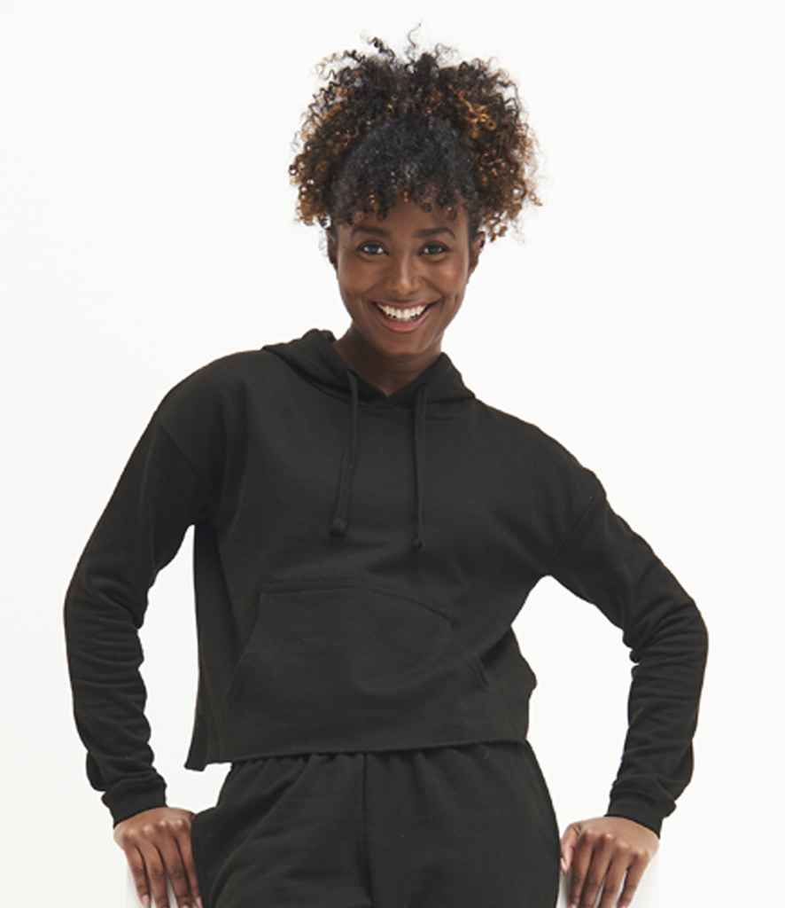 Just Hoods JH016 Jet Black Model -  Ready to be Embroidered and Printed by Custard Workwear - Cheap Personalised and Customised Workwear in Nottinghamshire, Derbyshire and Leicestershire