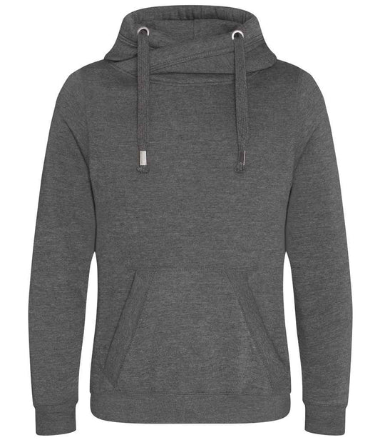 Just Hoods JH021 Charcoal Front -  Ready to be Embroidered and Printed by Custard Workwear - Cheap Personalised and Customised Workwear in Nottinghamshire, Derbyshire and Leicestershire