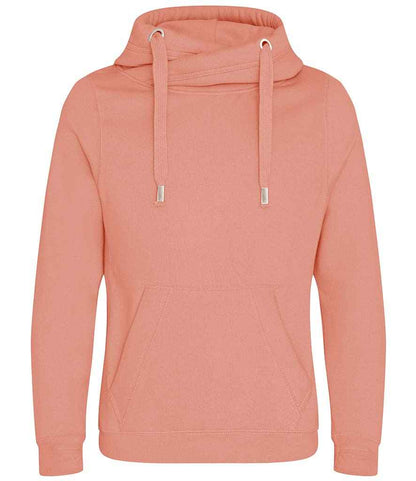 Just Hoods JH021 Dusty Pink Front -  Ready to be Embroidered and Printed by Custard Workwear - Cheap Personalised and Customised Workwear in Nottinghamshire, Derbyshire and Leicestershire