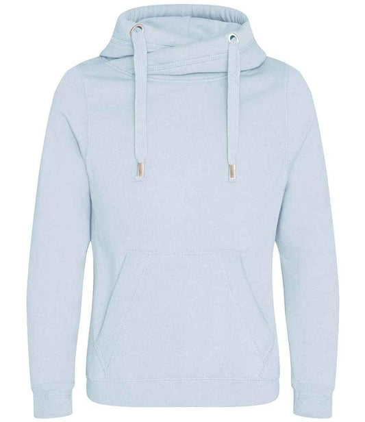 Just Hoods JH021 Sky Blue Front -  Ready to be Embroidered and Printed by Custard Workwear - Cheap Personalised and Customised Workwear in Nottinghamshire, Derbyshire and Leicestershire