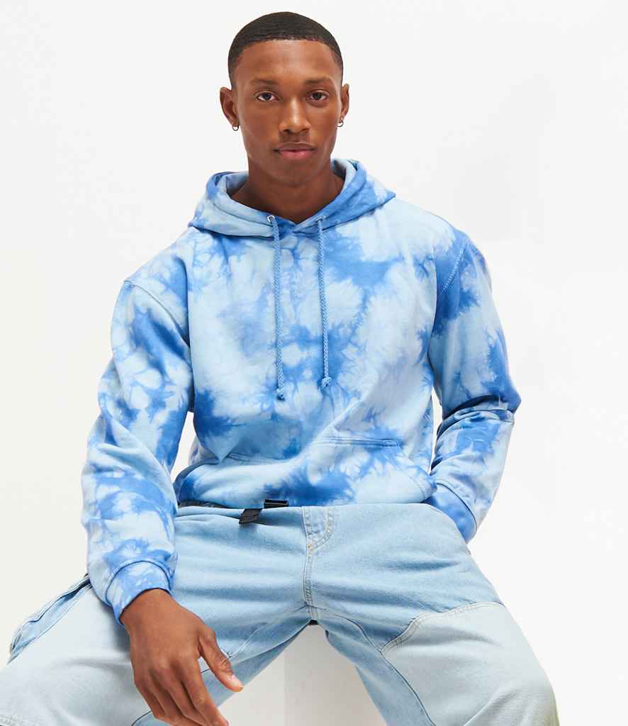 Just Hoods JH022 Blue Cloud Model -  Ready to be Embroidered and Printed by Custard Workwear - Cheap Personalised and Customised Workwear in Nottinghamshire, Derbyshire and Leicestershire