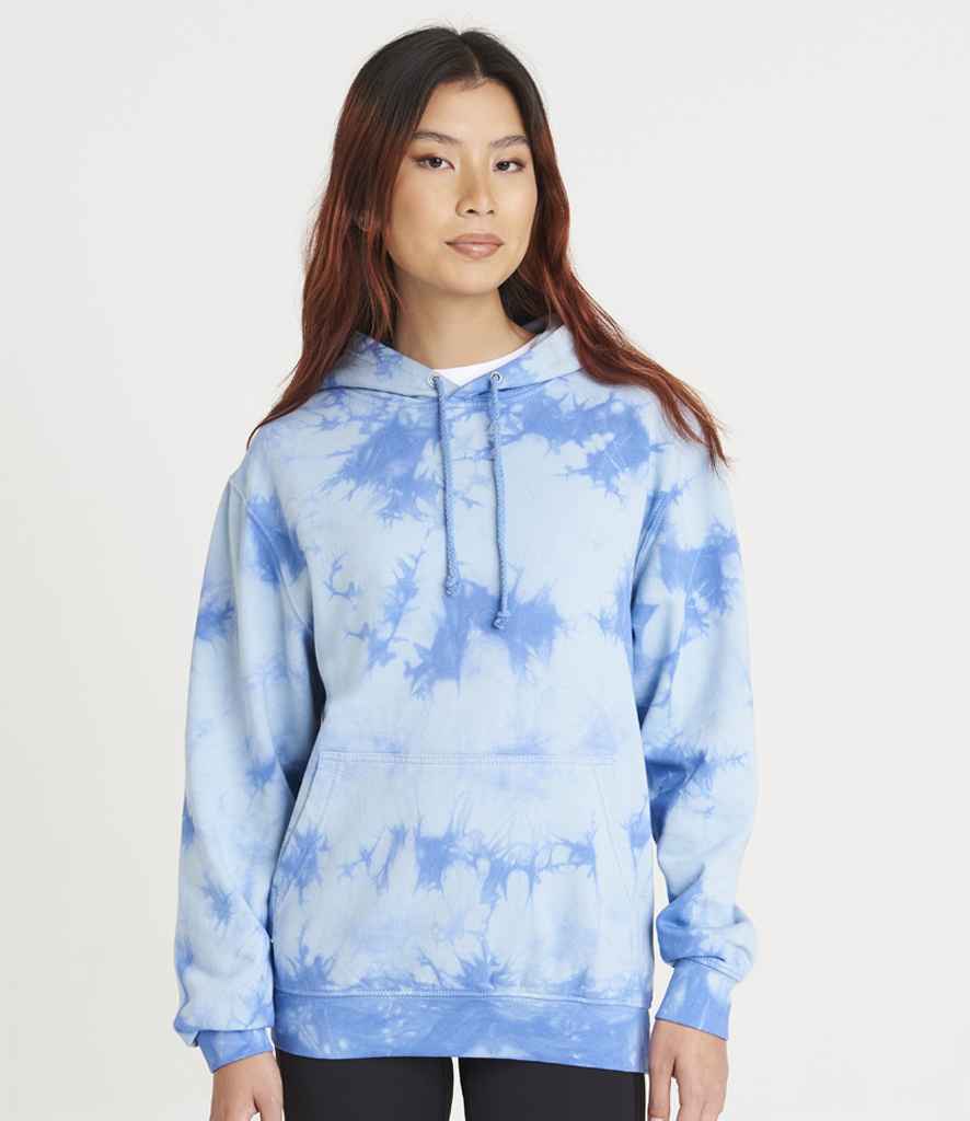 Just Hoods JH022 Blue Cloud Model -  Ready to be Embroidered and Printed by Custard Workwear - Cheap Personalised and Customised Workwear in Nottinghamshire, Derbyshire and Leicestershire