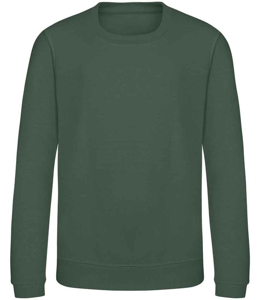 Just Hoods JH030B Bottle Green Front -  Ready to be Embroidered and Printed by Custard Workwear - Cheap Personalised and Customised Workwear in Nottinghamshire, Derbyshire and Leicestershire