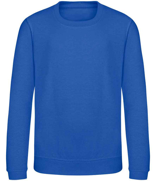 Just Hoods JH030B Bright Royal Front -  Ready to be Embroidered and Printed by Custard Workwear - Cheap Personalised and Customised Workwear in Nottinghamshire, Derbyshire and Leicestershire