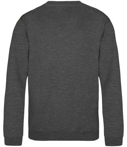 Just Hoods JH030B Charcoal Back -  Ready to be Embroidered and Printed by Custard Workwear - Cheap Personalised and Customised Workwear in Nottinghamshire, Derbyshire and Leicestershire