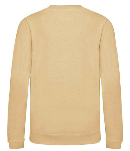 Just Hoods JH030B Desert Sand Back -  Ready to be Embroidered and Printed by Custard Workwear - Cheap Personalised and Customised Workwear in Nottinghamshire, Derbyshire and Leicestershire