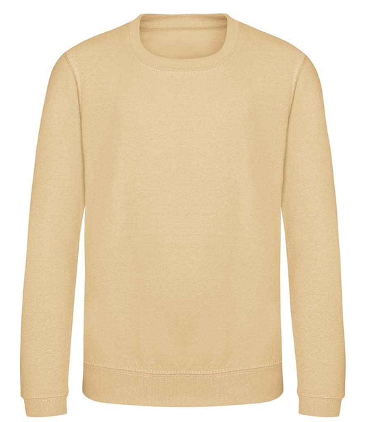 Just Hoods JH030B Desert Sand Front -  Ready to be Embroidered and Printed by Custard Workwear - Cheap Personalised and Customised Workwear in Nottinghamshire, Derbyshire and Leicestershire