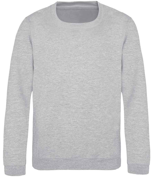 Just Hoods JH030B Heather Grey Front -  Ready to be Embroidered and Printed by Custard Workwear - Cheap Personalised and Customised Workwear in Nottinghamshire, Derbyshire and Leicestershire