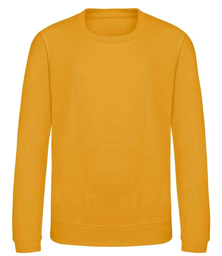 Just Hoods JH030B Mustard Front -  Ready to be Embroidered and Printed by Custard Workwear - Cheap Personalised and Customised Workwear in Nottinghamshire, Derbyshire and Leicestershire