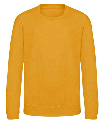 Just Hoods JH030B Mustard Front -  Ready to be Embroidered and Printed by Custard Workwear - Cheap Personalised and Customised Workwear in Nottinghamshire, Derbyshire and Leicestershire