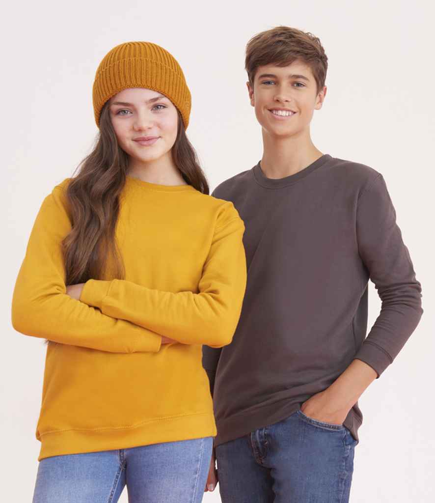 Just Hoods JH030B Mustard Model -  Ready to be Embroidered and Printed by Custard Workwear - Cheap Personalised and Customised Workwear in Nottinghamshire, Derbyshire and Leicestershire