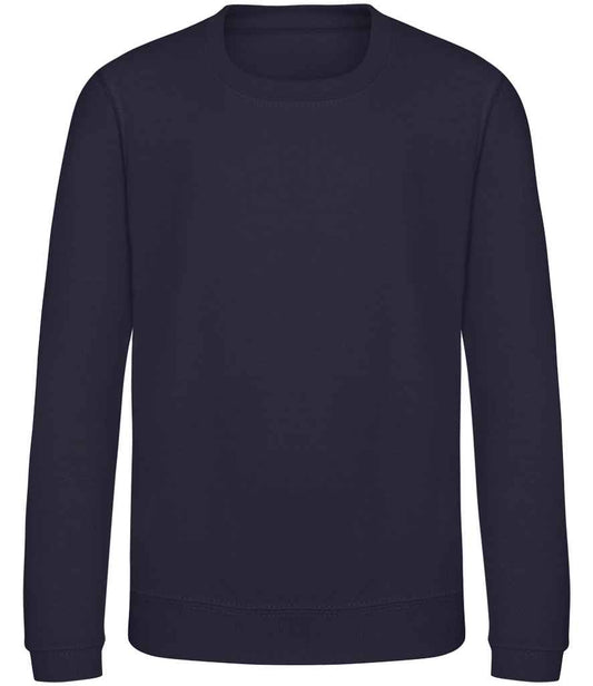 Just Hoods JH030B Oxford Navy Front -  Ready to be Embroidered and Printed by Custard Workwear - Cheap Personalised and Customised Workwear in Nottinghamshire, Derbyshire and Leicestershire
