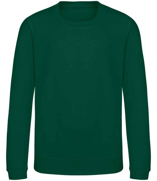 Just Hoods JH030B Rainforest Green Front -  Ready to be Embroidered and Printed by Custard Workwear - Cheap Personalised and Customised Workwear in Nottinghamshire, Derbyshire and Leicestershire