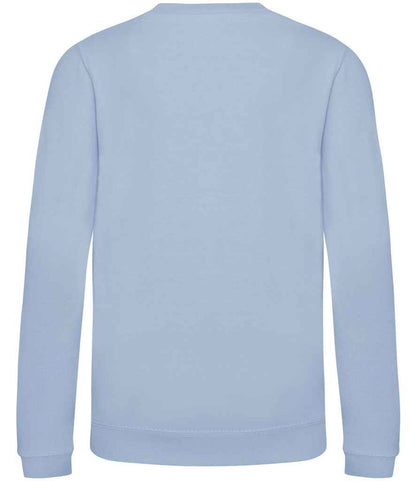 Just Hoods JH030B Sky Blue Back -  Ready to be Embroidered and Printed by Custard Workwear - Cheap Personalised and Customised Workwear in Nottinghamshire, Derbyshire and Leicestershire