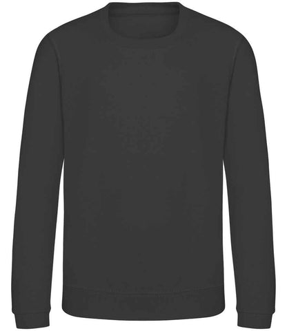 Just Hoods JH030B Storm Grey Front -  Ready to be Embroidered and Printed by Custard Workwear - Cheap Personalised and Customised Workwear in Nottinghamshire, Derbyshire and Leicestershire