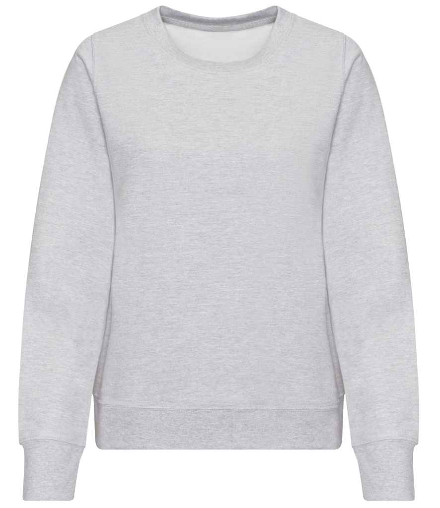 Just Hoods JH030F Heather Grey Front -  Ready to be Embroidered and Printed by Custard Workwear - Cheap Personalised and Customised Workwear in Nottinghamshire, Derbyshire and Leicestershire