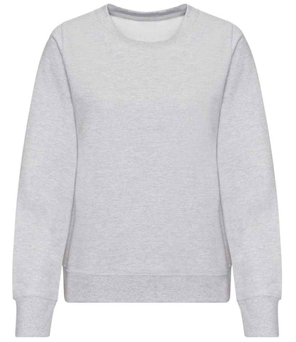 Just Hoods JH030F Heather Grey Front -  Ready to be Embroidered and Printed by Custard Workwear - Cheap Personalised and Customised Workwear in Nottinghamshire, Derbyshire and Leicestershire