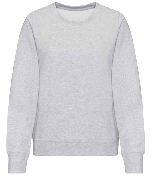 Just Hoods JH030F Heather Grey Front -  Ready to be Embroidered and Printed by Custard Workwear - Cheap Personalised and Customised Workwear in Nottinghamshire, Derbyshire and Leicestershire