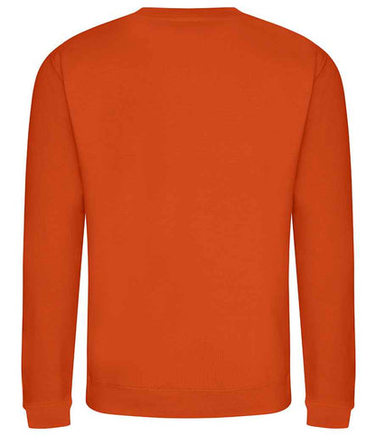 Just Hoods JH030 Burnt Orange Back -  Ready to be Embroidered and Printed by Custard Workwear - Cheap Personalised and Customised Workwear in Nottinghamshire, Derbyshire and Leicestershire