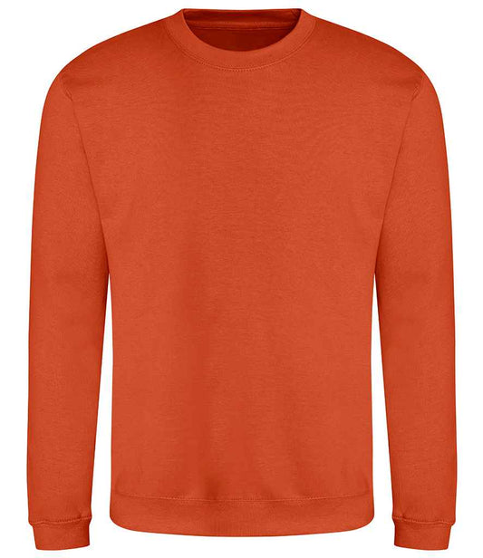 Just Hoods JH030 Burnt Orange Front -  Ready to be Embroidered and Printed by Custard Workwear - Cheap Personalised and Customised Workwear in Nottinghamshire, Derbyshire and Leicestershire