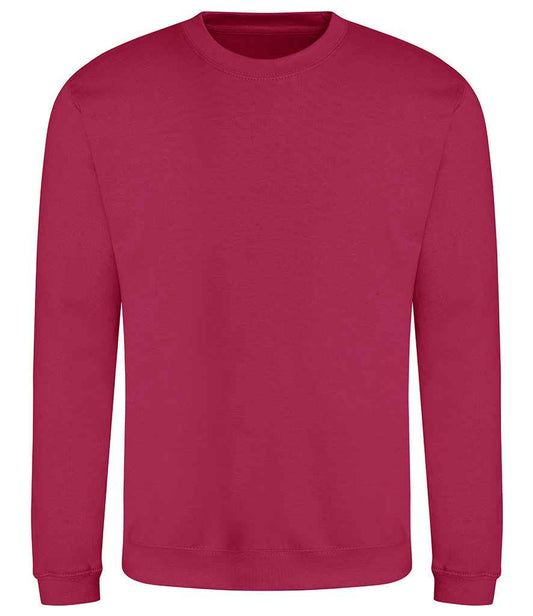 Just Hoods JH030 Cranberry Front -  Ready to be Embroidered and Printed by Custard Workwear - Cheap Personalised and Customised Workwear in Nottinghamshire, Derbyshire and Leicestershire