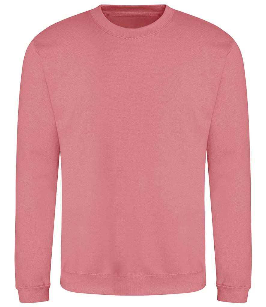 Just Hoods JH030 Dusty Rose Front -  Ready to be Embroidered and Printed by Custard Workwear - Cheap Personalised and Customised Workwear in Nottinghamshire, Derbyshire and Leicestershire