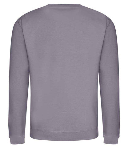 Just Hoods JH030 Dusty Lilac Back -  Ready to be Embroidered and Printed by Custard Workwear - Cheap Personalised and Customised Workwear in Nottinghamshire, Derbyshire and Leicestershire